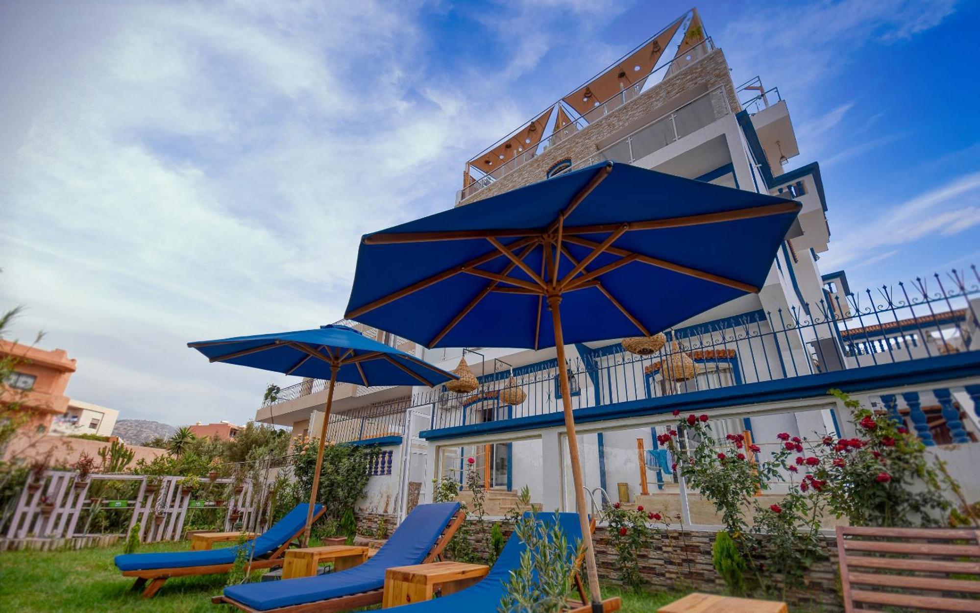 Blue Wave Lodge Agadir n'Ait Sa Exterior foto