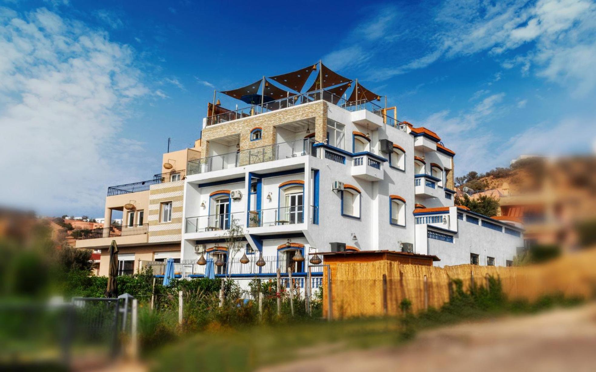 Blue Wave Lodge Agadir n'Ait Sa Exterior foto